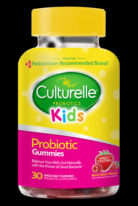 CULTURELLE KID PROBIOTIC + VEG FIBER GUMMI 30