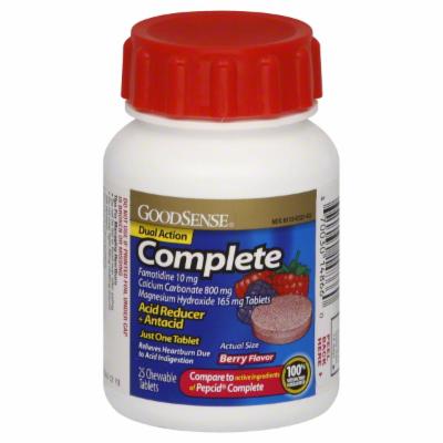 GS FAMOTIDINE COMPLETE TAB CHEW BERRY 25