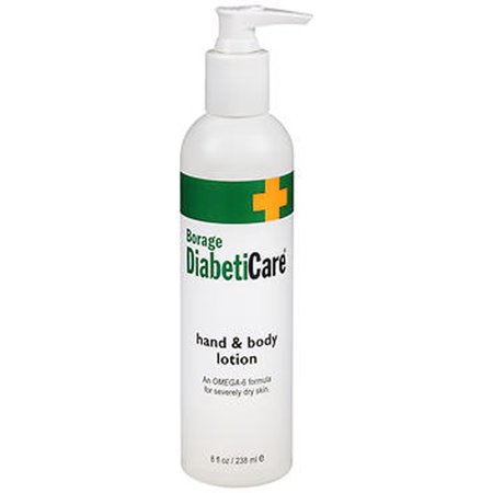 BORAGE DIABETICARE HAND & BODY LOTION 8 OZ