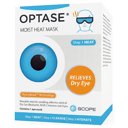 OPTASE MOIST HEAT MASK DRY EYE RELIEF