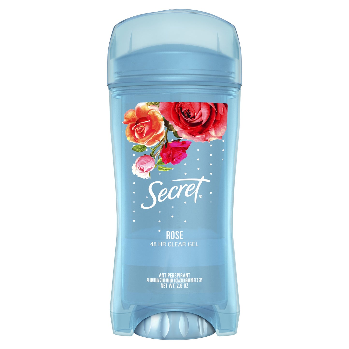 SECRET ROSE CLEAR GEL 48 HR 2.6 OZ