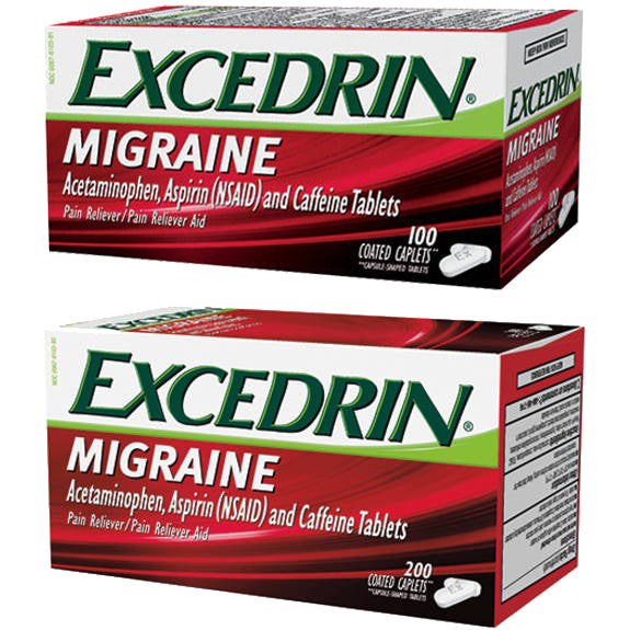 EXCEDRIN MIGRAINE CAPLET 100
