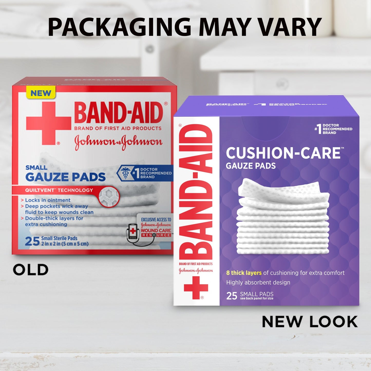 BAND AID FA GAUZE PAD 2 X 2" (25)