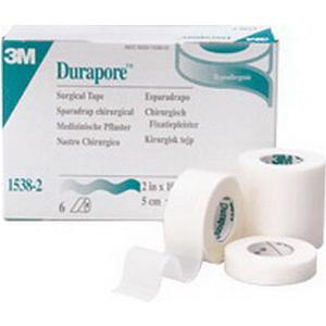 DURAPORE TAPE SILK SURGICAL 3" X 10 YD