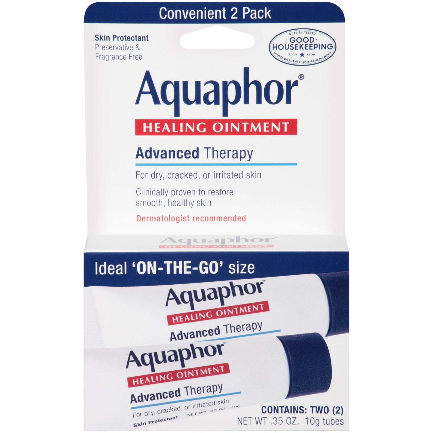 AQUAPHOR HEALING OINTMENT DUAL PK .35 OZ