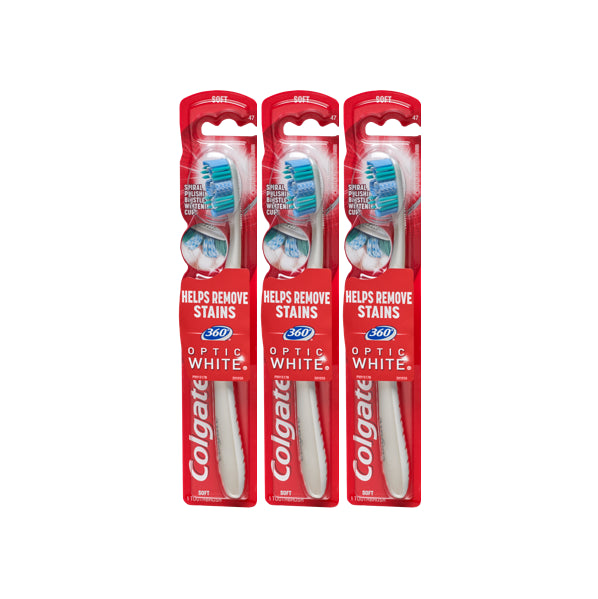 COLGATE TOOTHBRUSH 360 WHITENING FLAT HAND CG