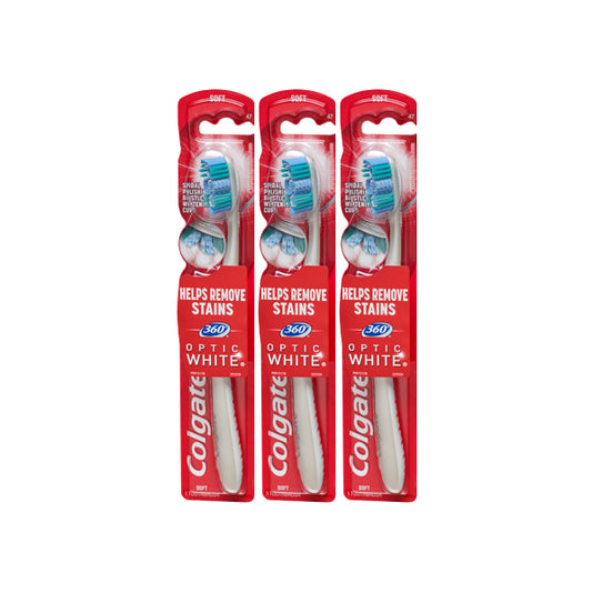 COLGATE TOOTHBRUSH 360 WHITENING FLAT HAND CG