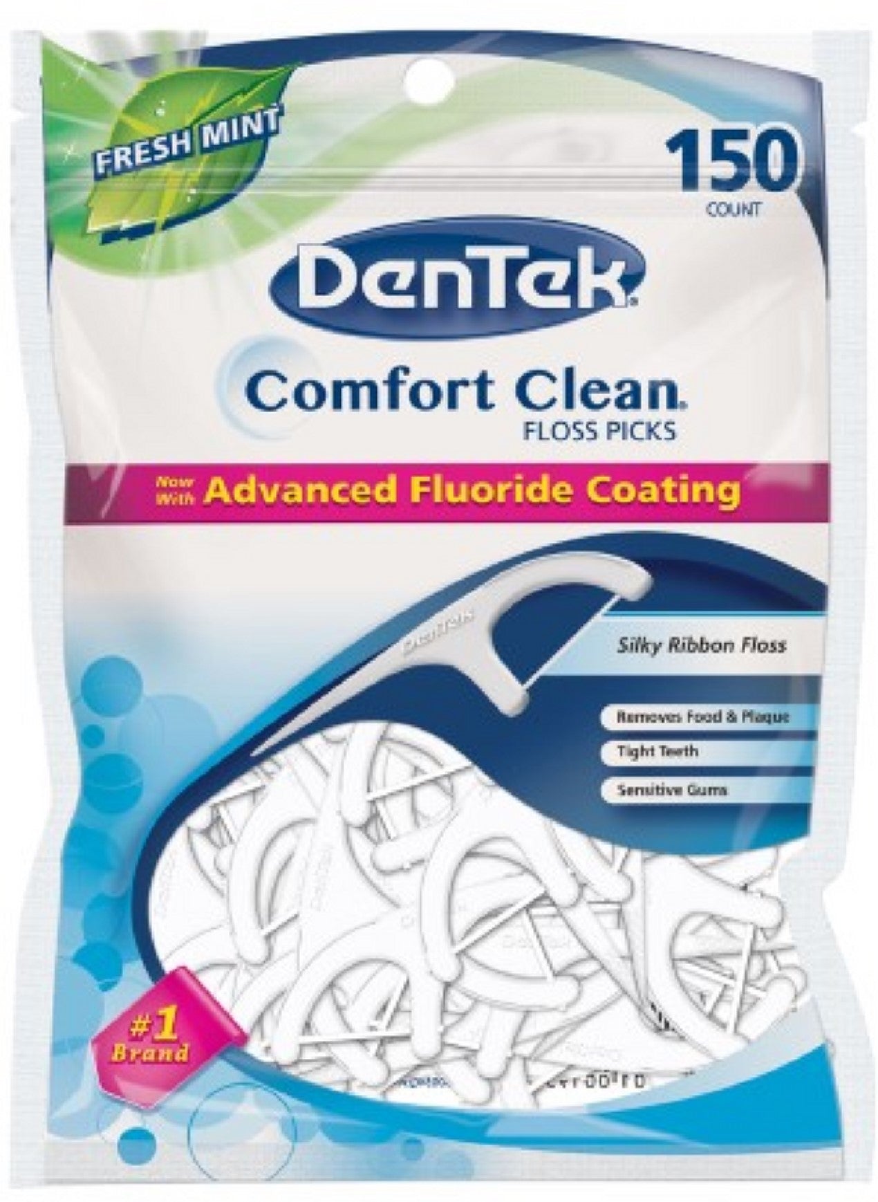 DENTEK CMF CLEAN SENS GUMS FLOSS PICK MINT 90