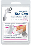 TOE CAP VISCO GEL XLARGE PK/1
