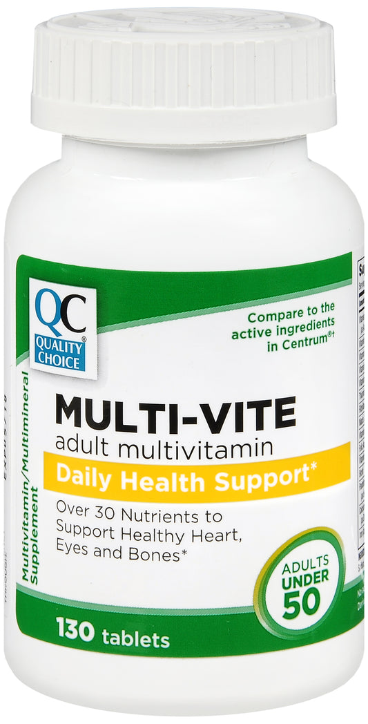 QC MULTI-VITAMIN W/IRON TAB 130