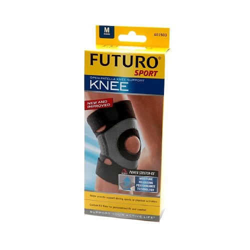 KNEE BRACE SPORT OP BLACK MD 15-17" FUT