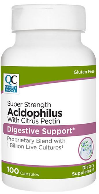 QC ACIDOPHILUS W/CITRUS PECTIN CAP 100