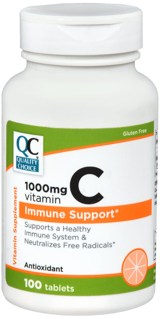QC VITAMIN C TAB 1000 MG 100
