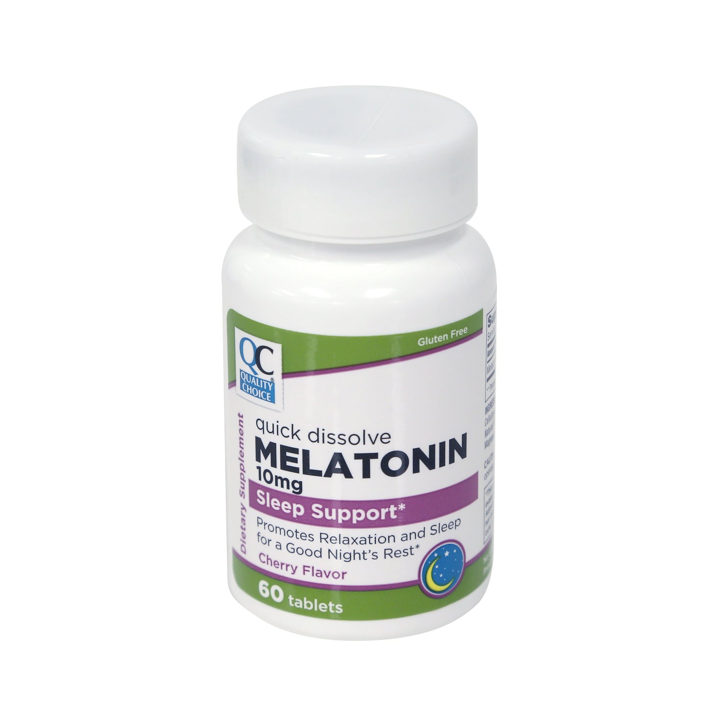QC MELATONIN QUICK DISSOLVE TAB 10 MG 60