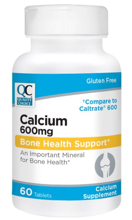 QC CALCIUM TAB 600 MG 60