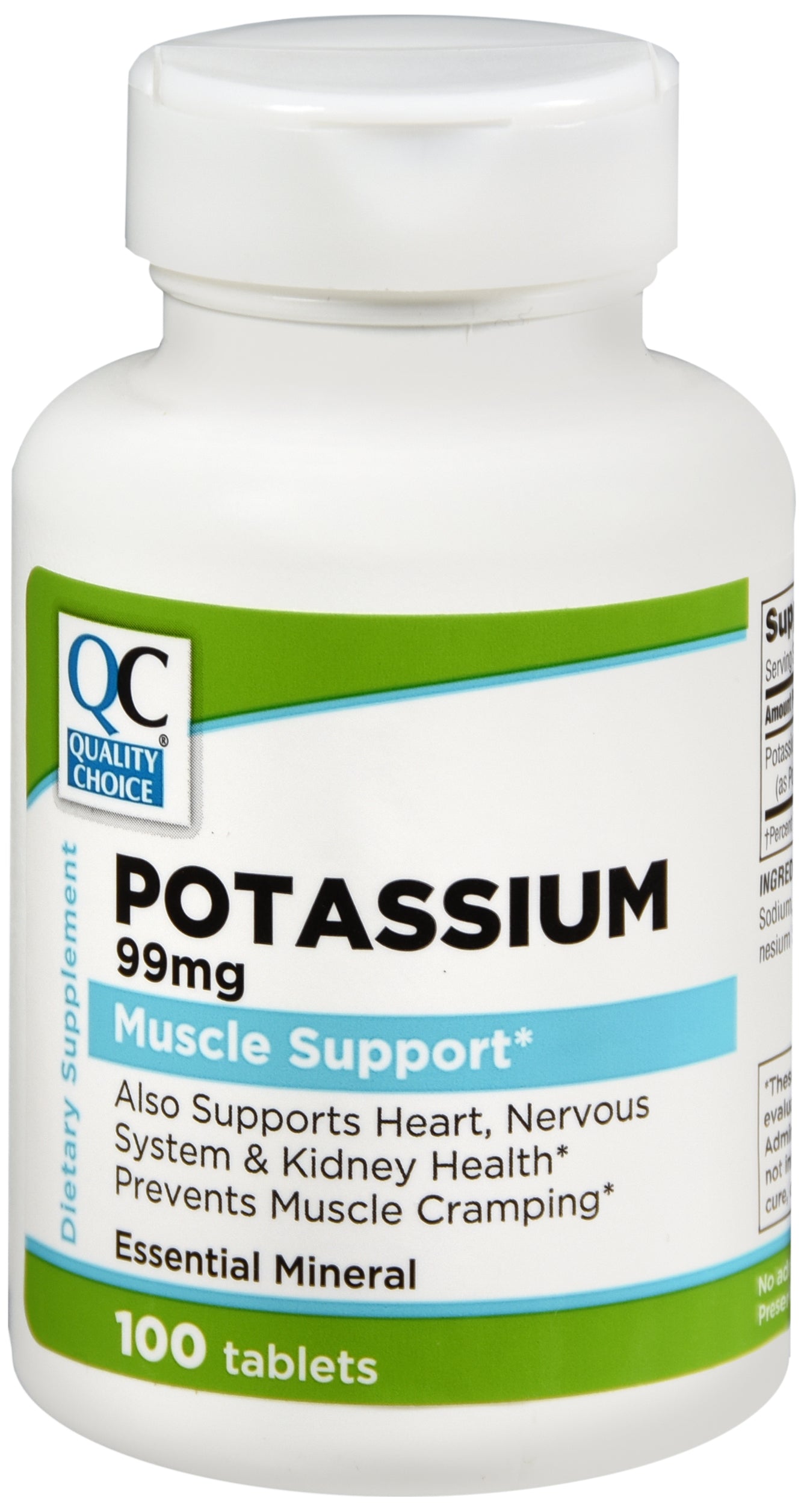 QC POTASSIUM TAB 99 MG 100