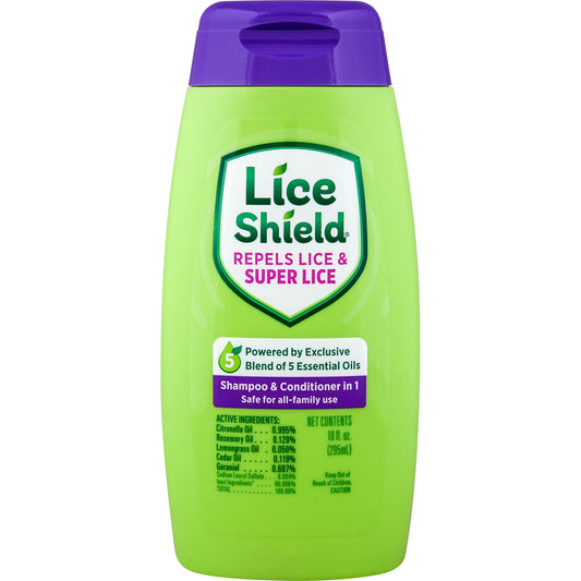 LICE SHIELD 2 N 1 SHAMPOO/CONDITIONER 10 OZ