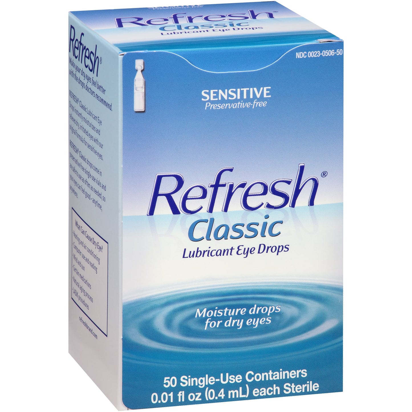REFRESH LUBRICATING EYE DROP U/D 50