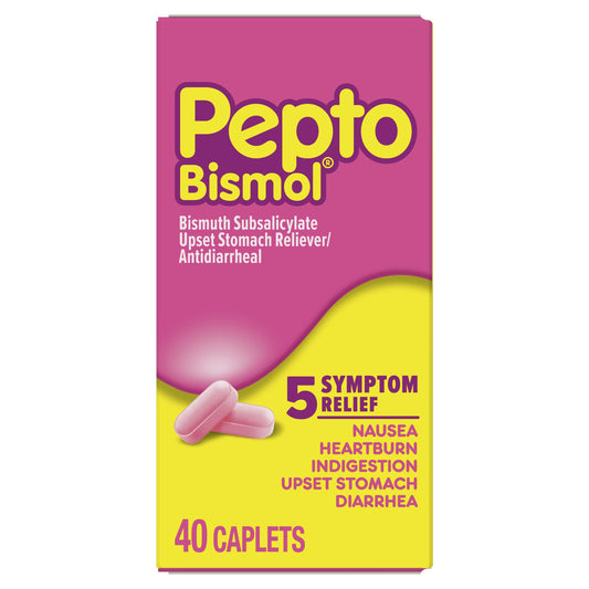 PEPTO BISMOL CAPLET REGULAR 40