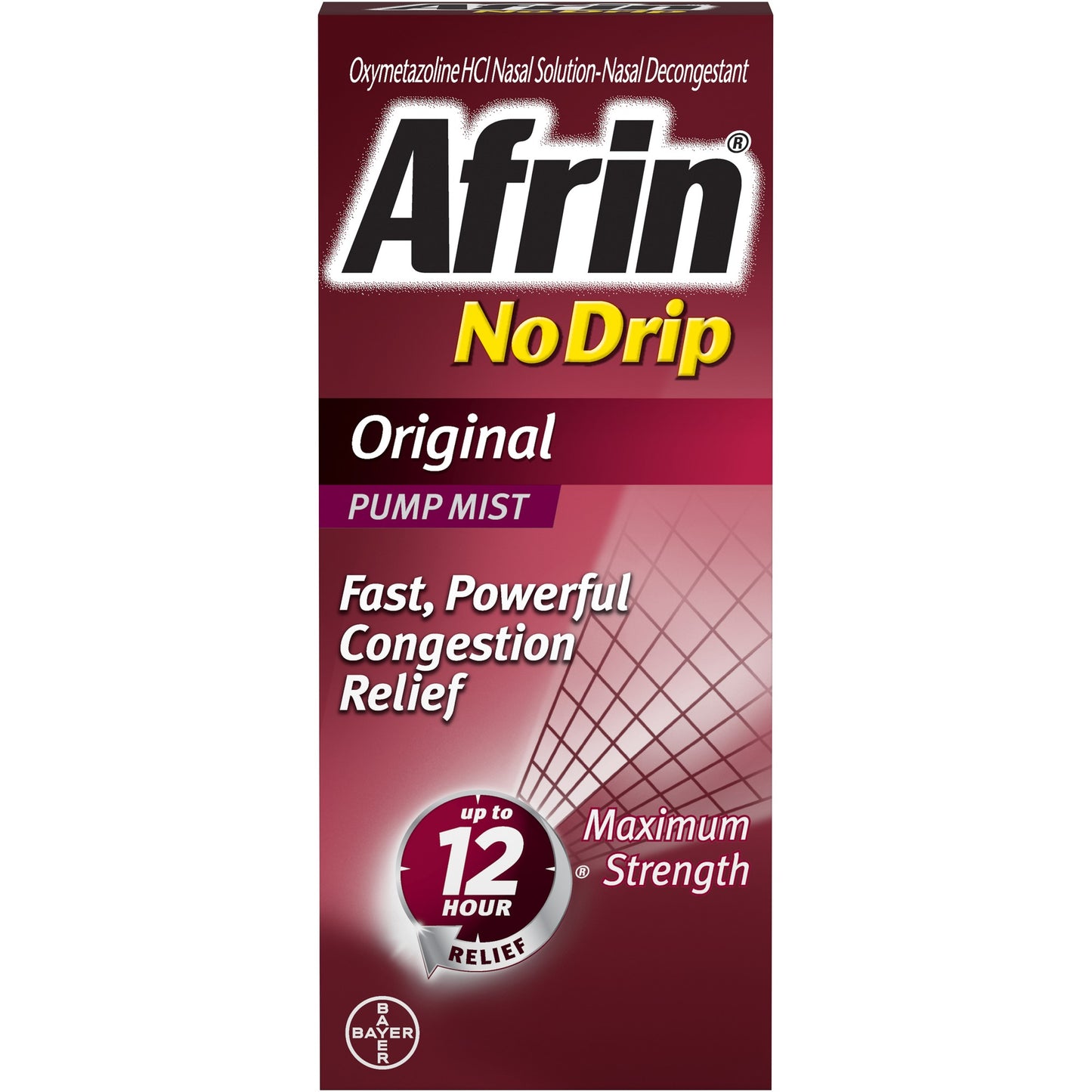 AFRIN NO DRIP ORIGINAL 12HR PUMP MIST 15 ML