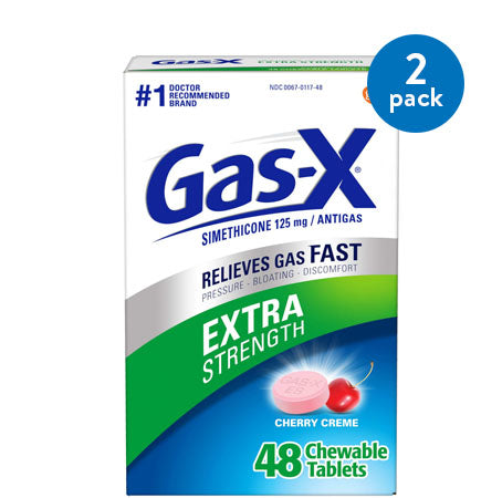 GAS-X CHEW TAB EXTRA STRENGTH CHERRY 48