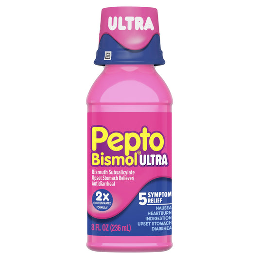 PEPTO BISMOL LIQUID MAXIMUM STRENGTH 8 OZ