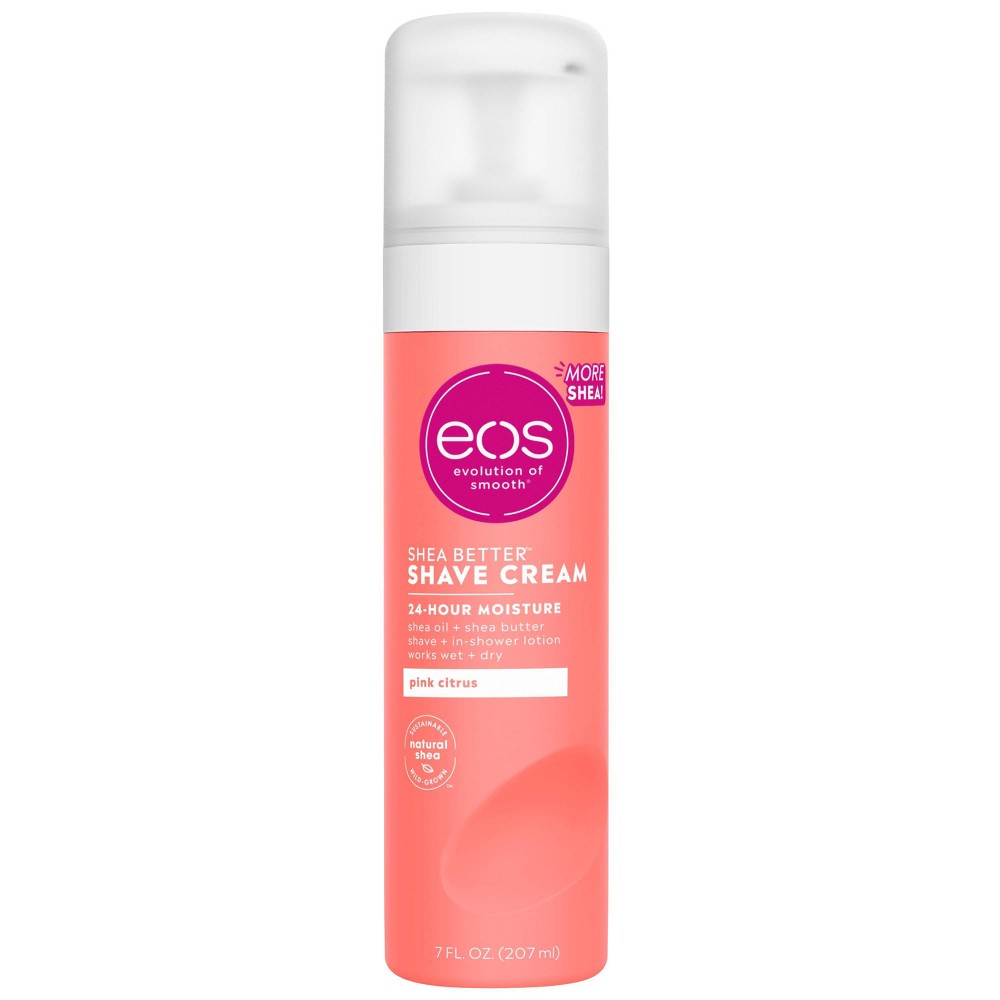 EOS SHAVE CREAM PUMP PINK CITRUS 7OZ 18/CS