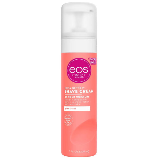 EOS SHAVE CREAM PUMP PINK CITRUS 7OZ 18/CS