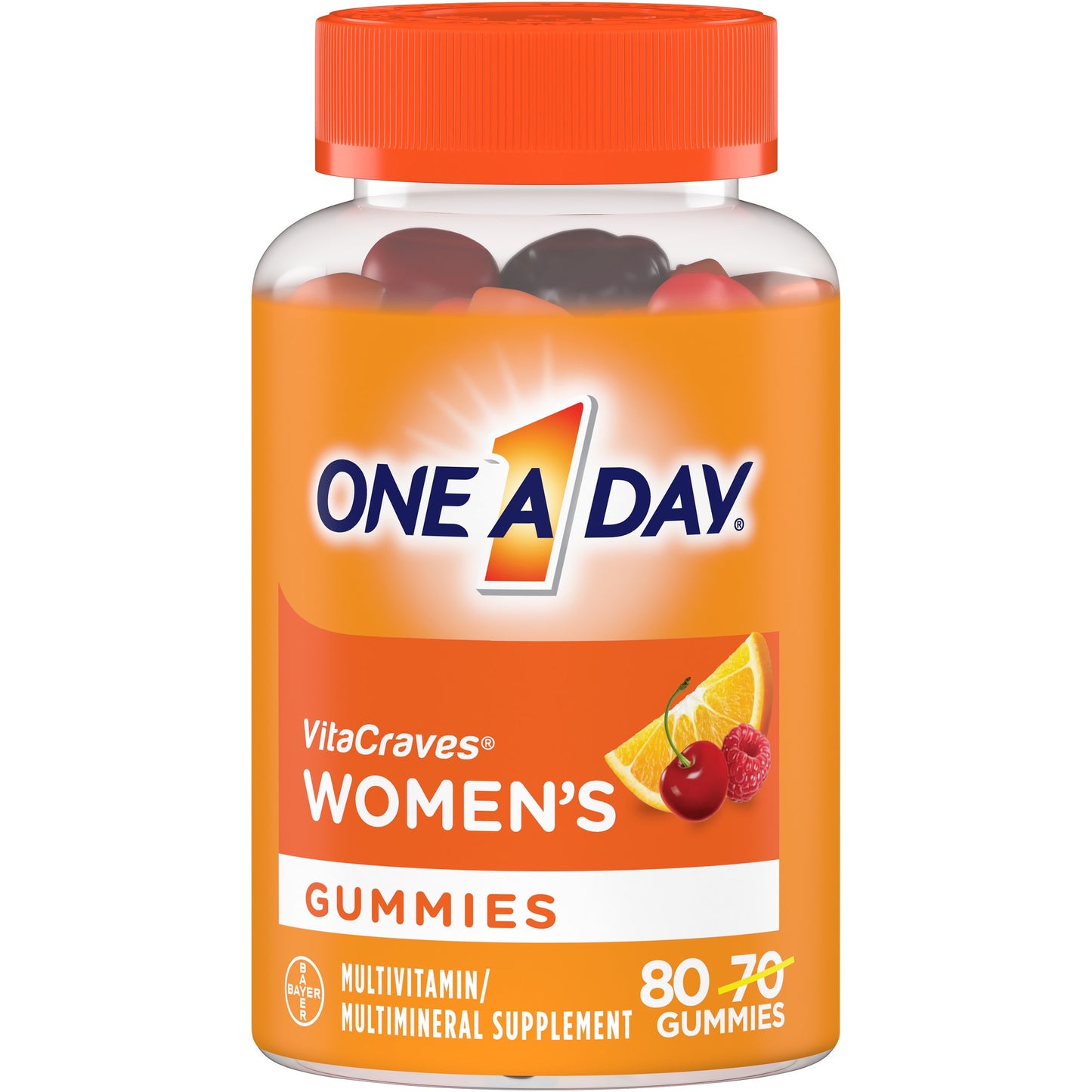 ONE A DAY VITACRAVES GUMMIES WOMEN 80