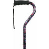 CANE ALUM ERGO OFFSET BLACK FLORAL