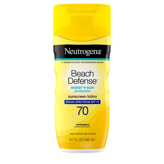NEUTROGENA BEACH DEFENSE LOTION SPF 70 6.7 OZ