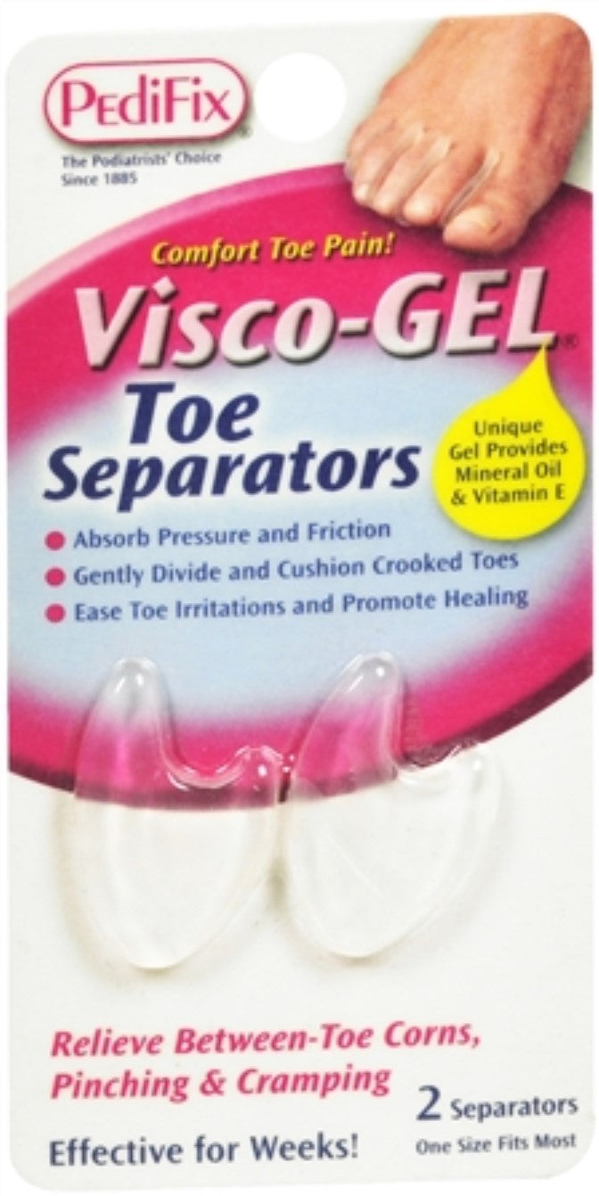 TOE SEPARATOR VISCO GEL SMALL PK/2