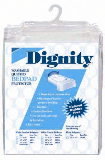 DIGNITY UNDERPAD REUSE QUILTED 35 X 54"