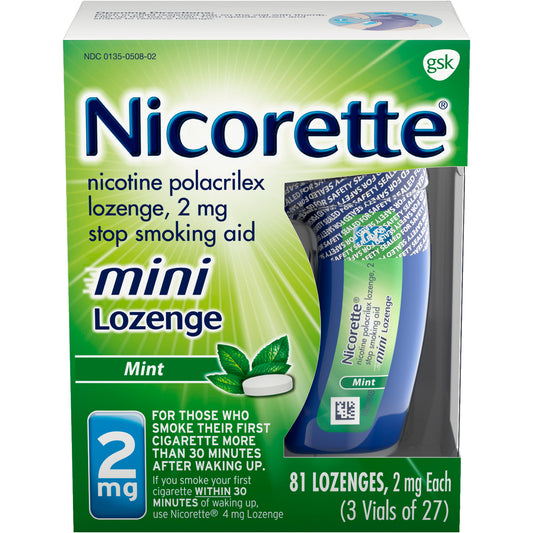 NICORETTE MINI LOZENGE 2 MG 81