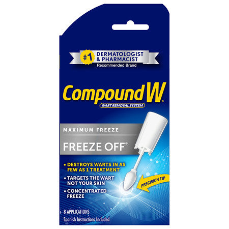 COMPOUND W/FREEZE OFF WART REMOVAL 8 APPL
