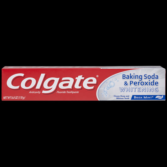 COLGATE TOOTHPASTE B/SODA & PEROXIDE WHT 6 CG