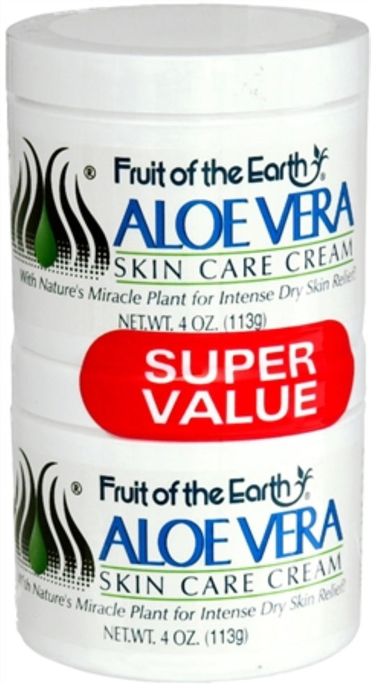 ALOE VERA CREAM TWIN PACK 4 OZ