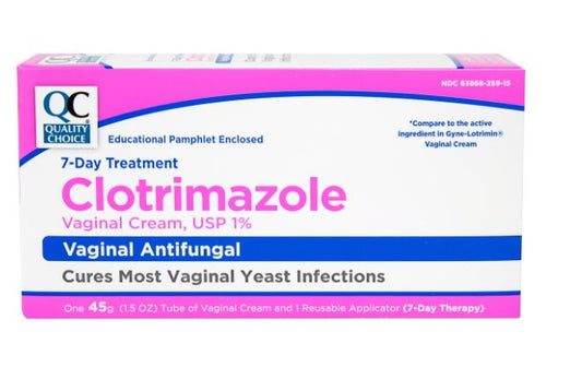QC CLOTRIMAZOLE 7 VAG CR W/APP 1% 45 GM