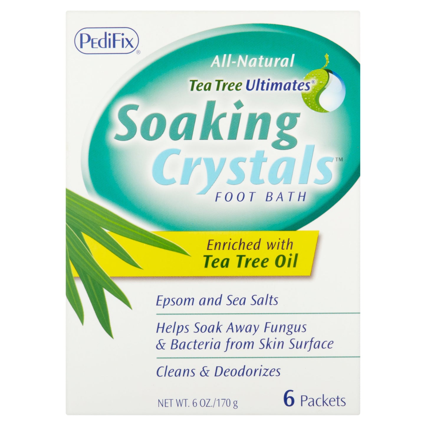 TEA TREE SOAKING CRYSTALS PK/6
