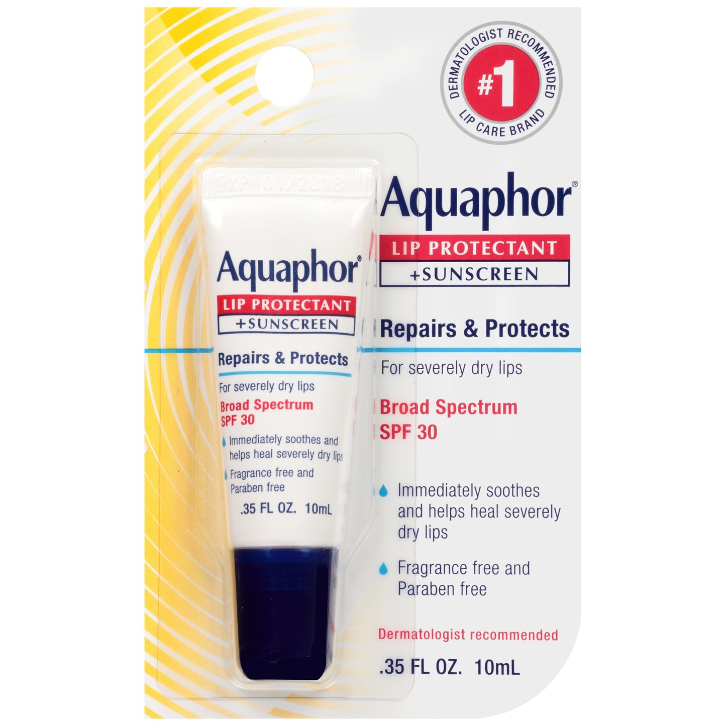 AQUAPHOR LIP REPAIR & PROTECT SPF30 .35 OZ
