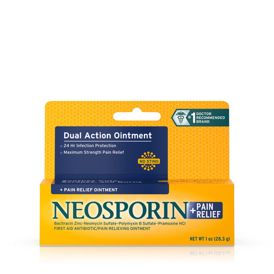 NEOSPORIN + OINTMENT MAXIMUM STRENGTH 1 OZ
