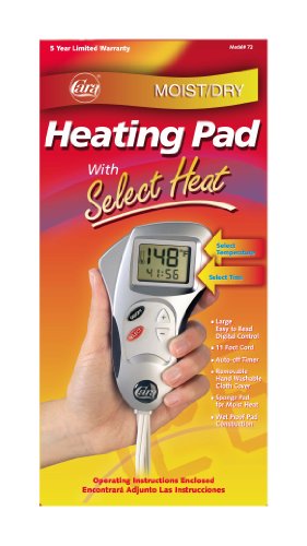 HEATING PAD ELECT MOIST/DRY SELECT HEAT