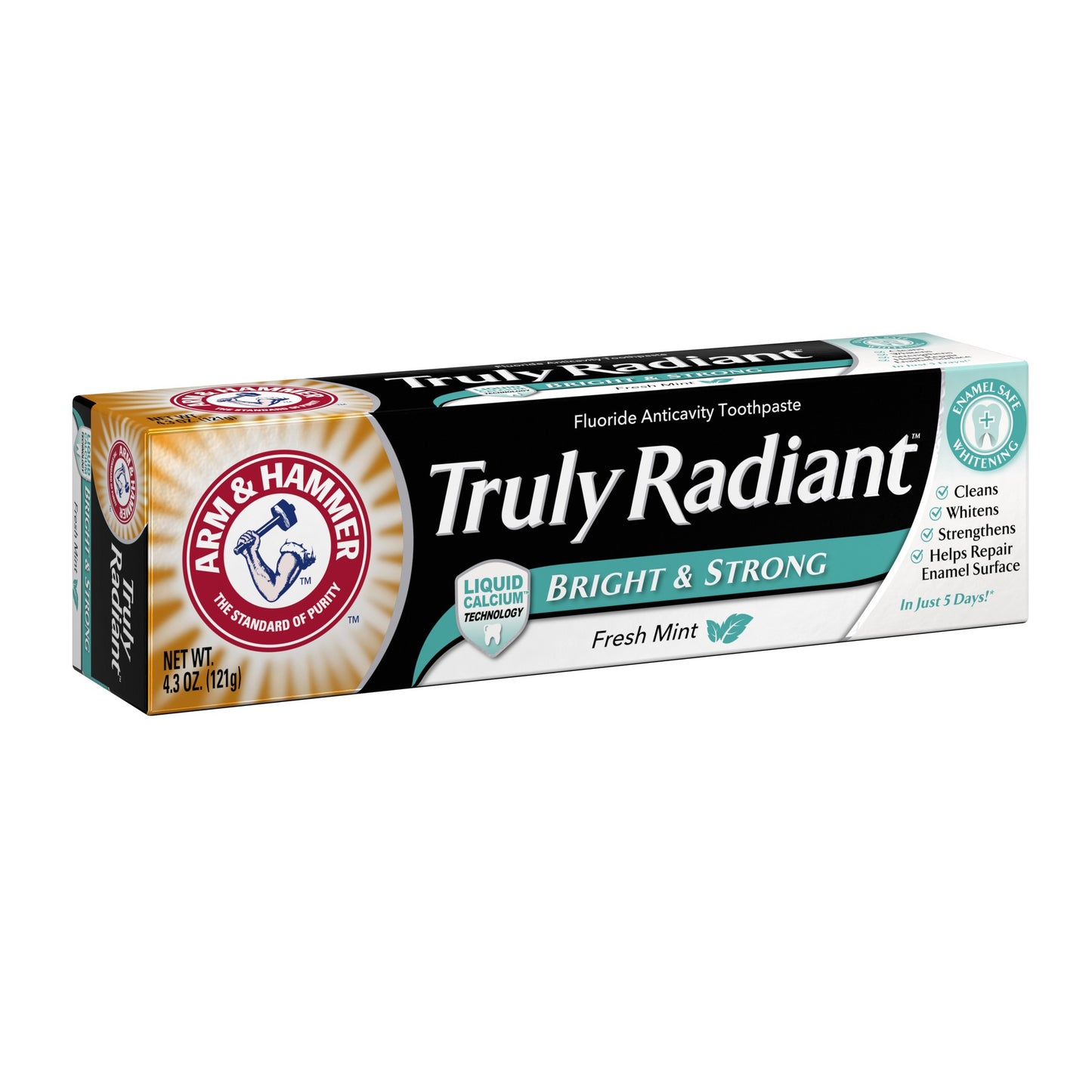 ARM & HAMMER TRULY RAD T/P BRIGHT/STR 4.3 OZ