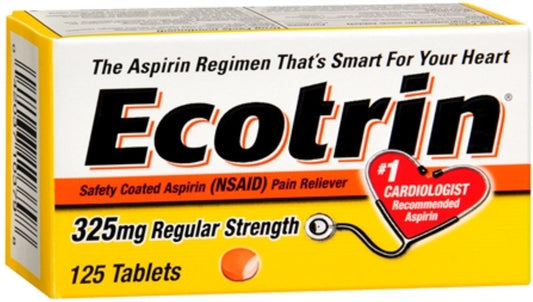 ECOTRIN TAB 325 MG (5 GR) 125