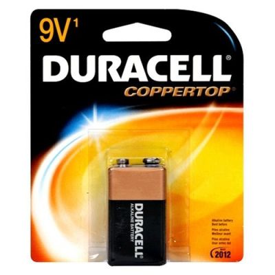 DURACELL BATTERY 9 VOLT ALKALINE #MN1604B1Z