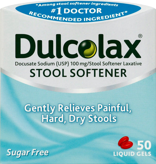 DULCOLAX STOOL SOFTENER LIQUID GEL 50