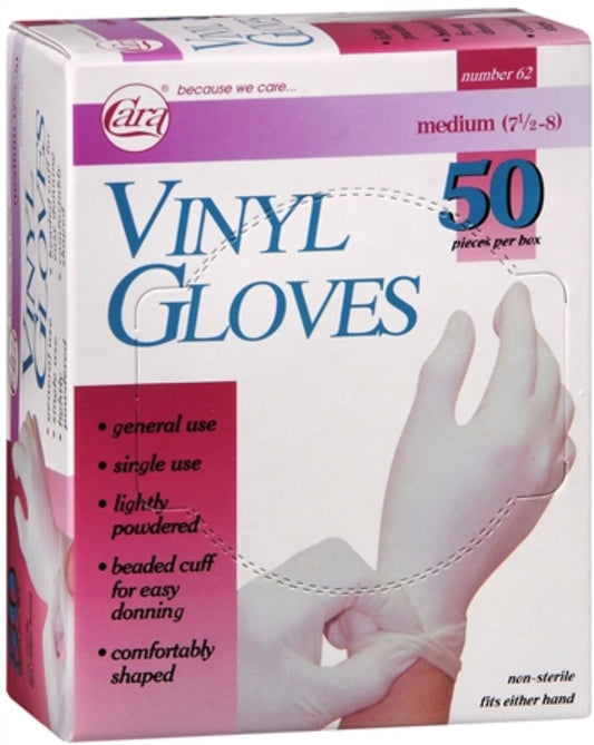 GLOVE VINYL POWDER FREE NS MD 50