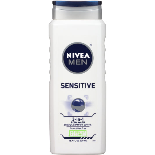NIVEA MEN BODYWASH SENSITIVE 16.9 OZ
