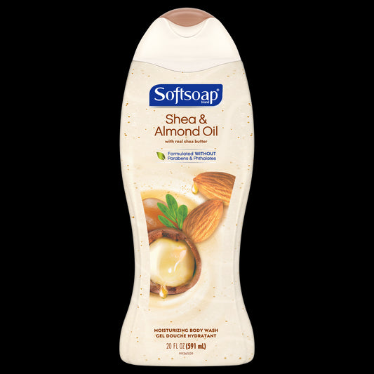 SOFTSOAP BODY WASH SHEA & ALMOND OIL 20 OZ CG