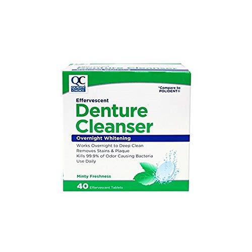 QC DENTURE CLEANSER TAB OVERNIGHT 40